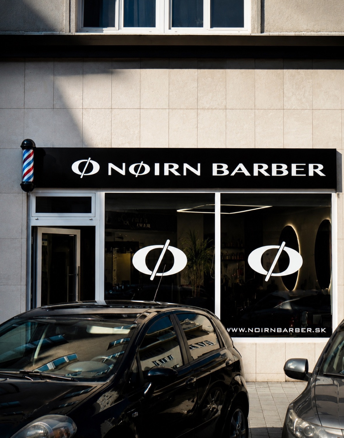 Exteriér pobočky NØIRN Barber